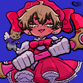 Naoya Zenin fan art print styled as a magical girl card.